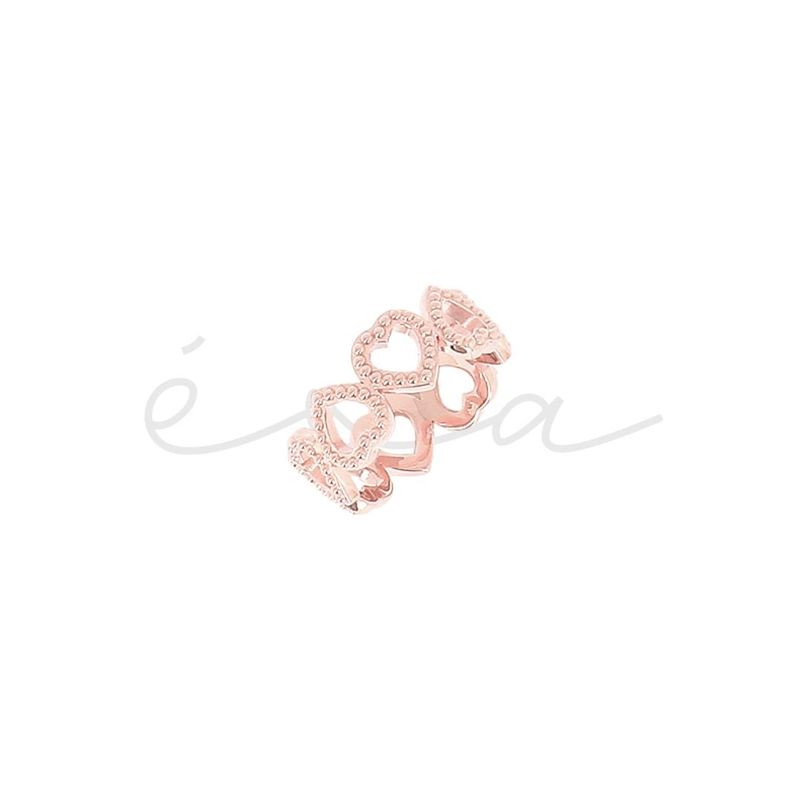 PESAVENTO ANELLO ROSATO CUORICINI PIXEL