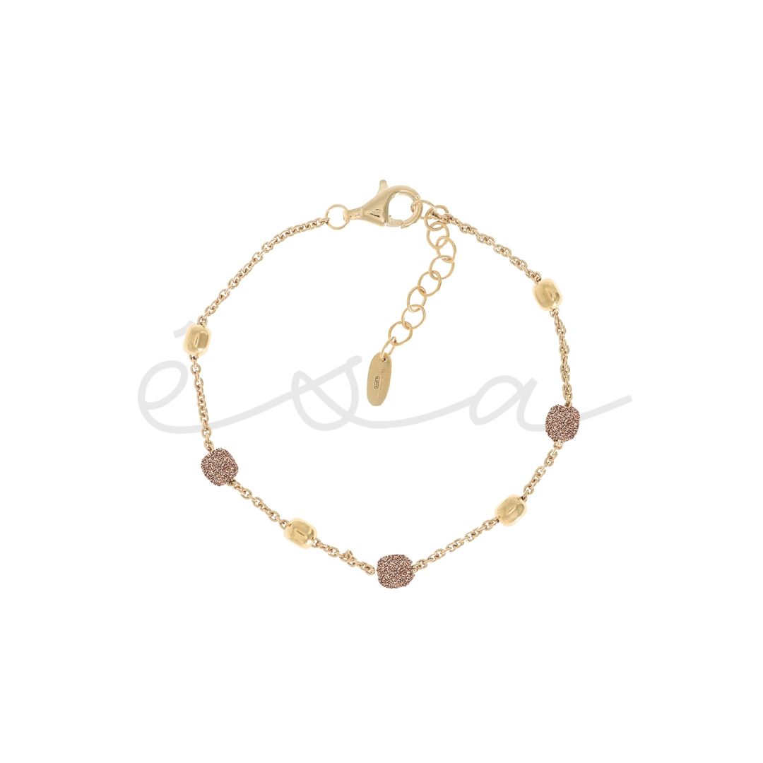 PESAVENTO BRACCIALE CON PALLINE POLVERE DI SOGNI GIALLO NARDÒ