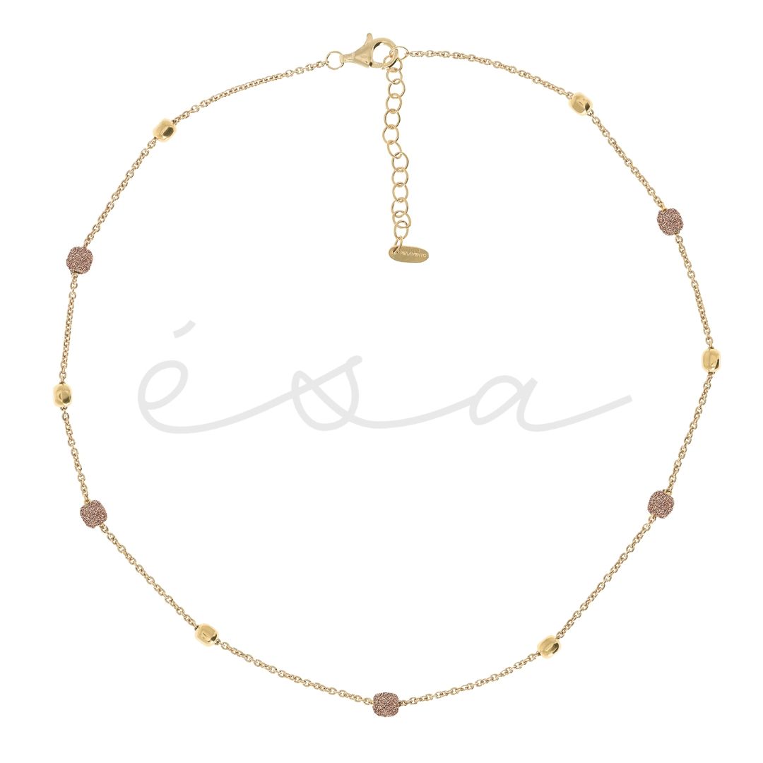 PESAVENTO GIROCOLLO CON PALLINE POLVERE DI SOGNI GIALLO NARDÒ