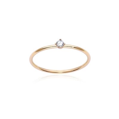 BURATO ANELLO SOLITARIO CON DIAMANTE