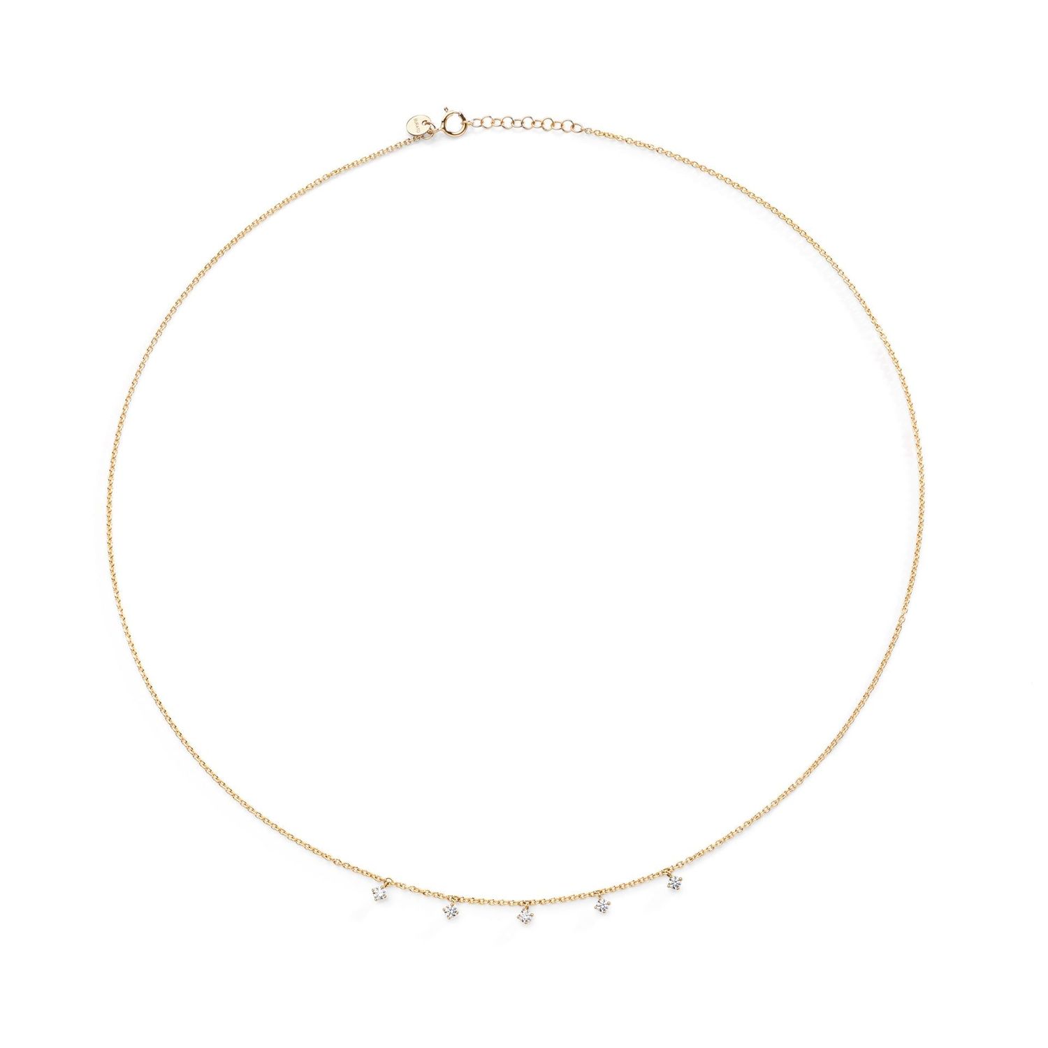 BURATO COLLANA MULTI WHITE SOLITAIRE YELLOW