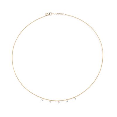 BURATO COLLANA MULTI WHITE SOLITAIRE YELLOW
