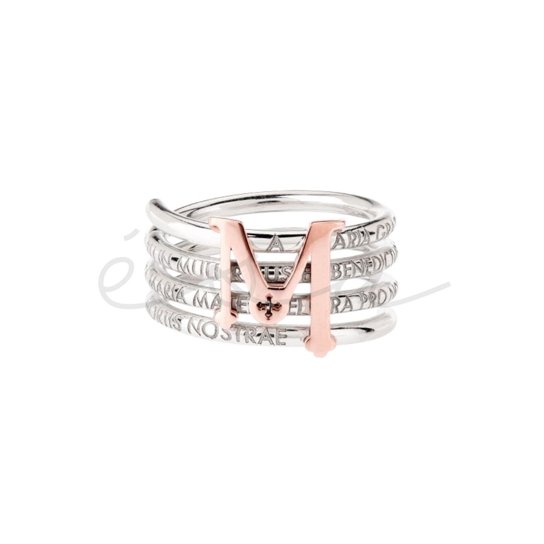 TUUM ANELLO TUAM X ARG 925 E ORO ROSA 9kt.