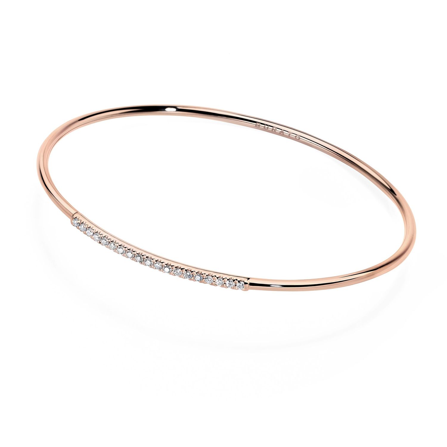 BURATO BRACCIALE ROSE DIAMONDS ORO ROSA E DIAMANTI