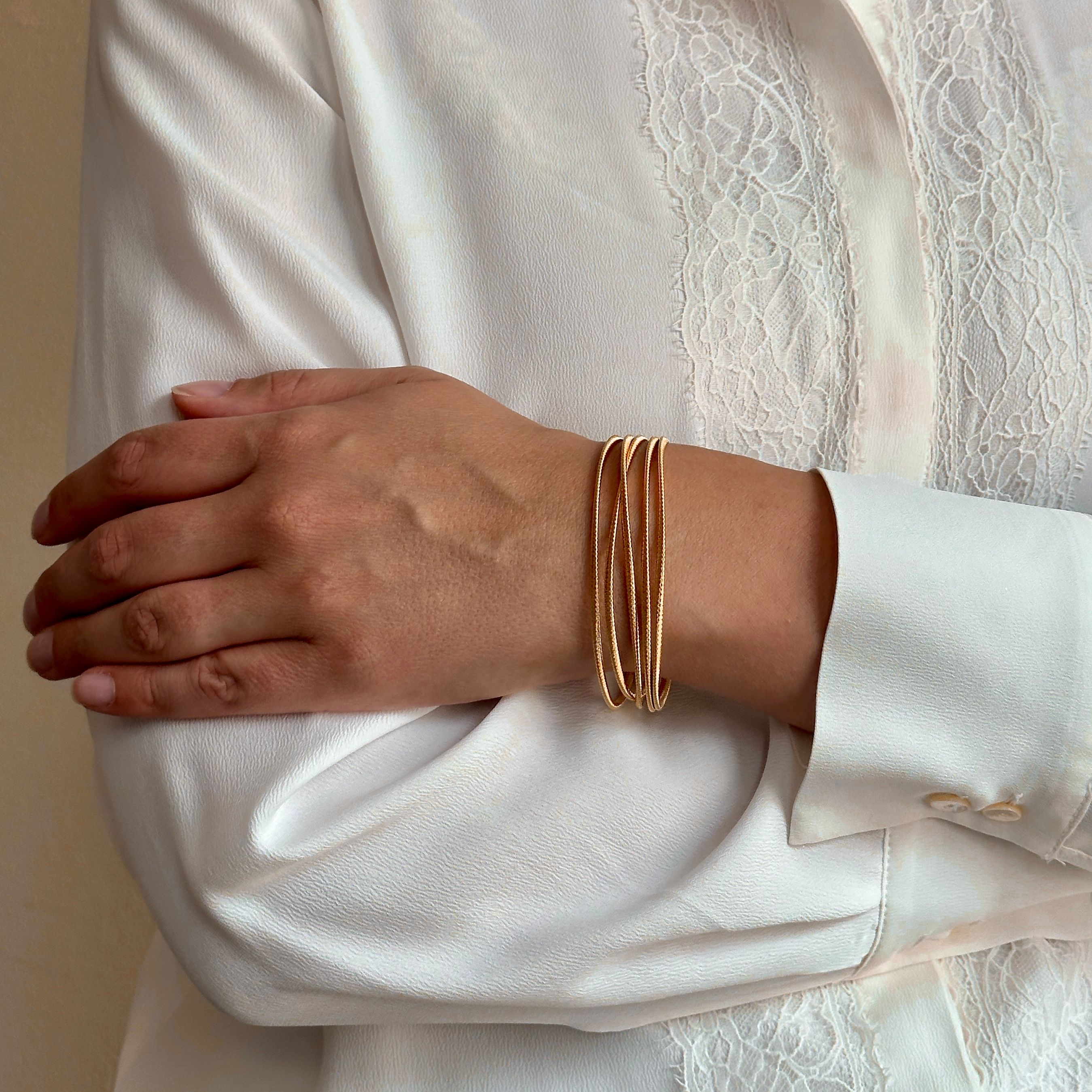 PESAVENTO BRACCIALE A 5 FILI SILK