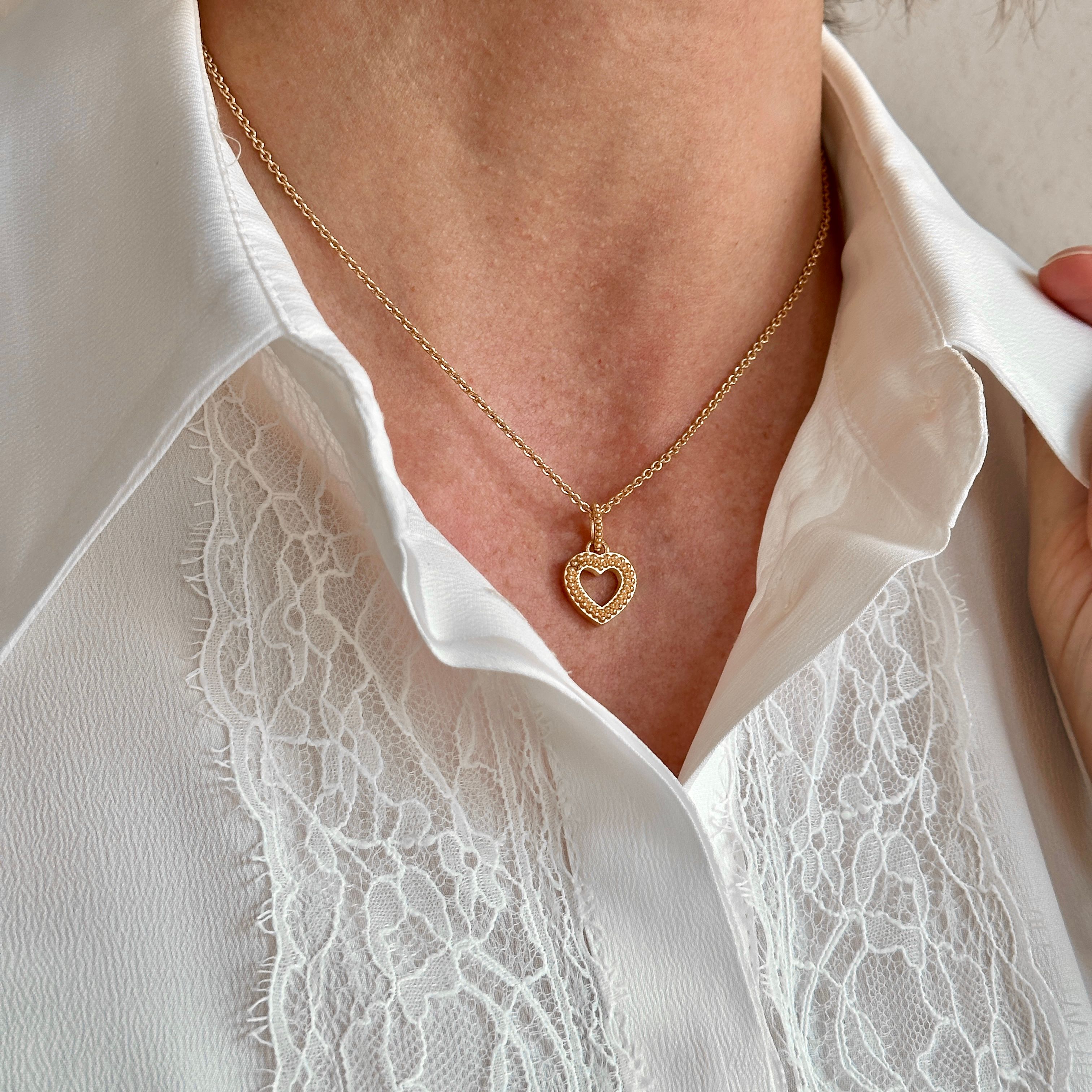 PESAVENTO GIROCOLLO DORATO CUORICINI PIXEL