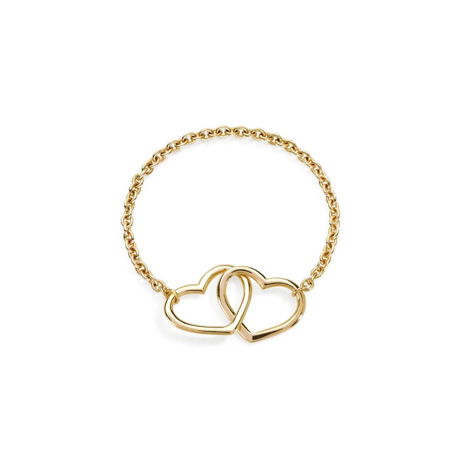 BURATO ANELLO SOFT TWO HEARTS ORO GIALLO