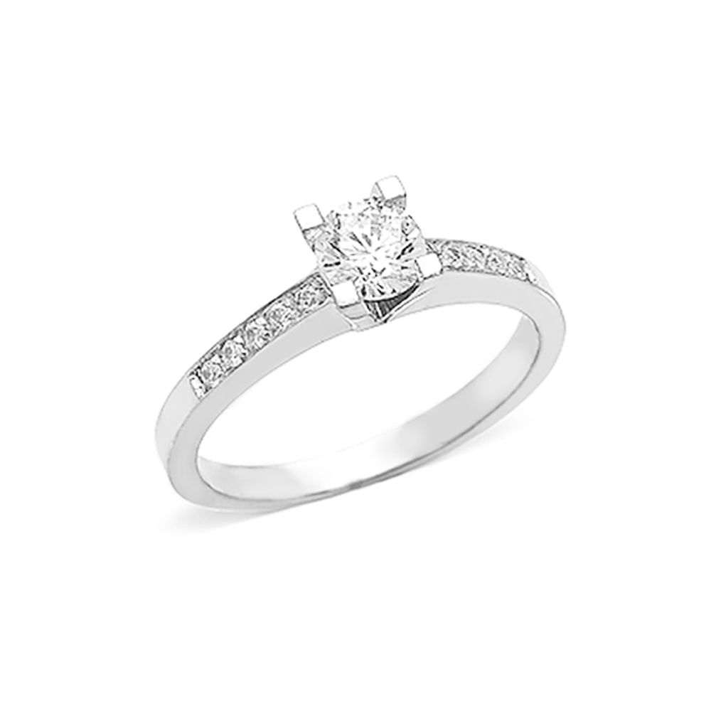 ÉSA ANELLO SOLITARIO CON DIAMANTE MOD. 10265