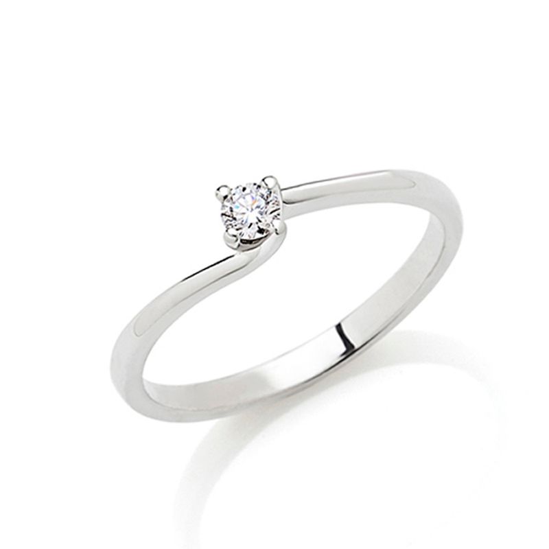 ÉSA ANELLO SOLITARIO CON DIAMANTE MOD. 2425 ÉSA ANELLO SOLITARIO CON DIAMANTE MOD. 2425
