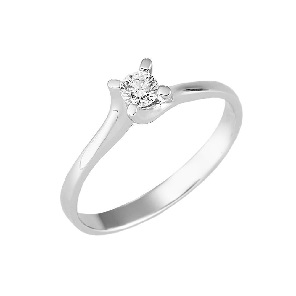 ÉSA ANELLO SOLITARIO CON DIAMANTE MOD. 108