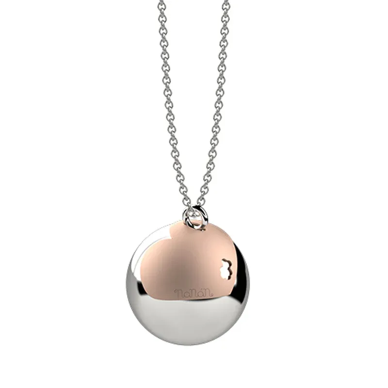 NANAN COLLANA CHIAMA ANGELI 925 CON SFERA IN METALLO NANAN COLLANA CHIAMA ANGELI 925 CON SFERA IN METALLO