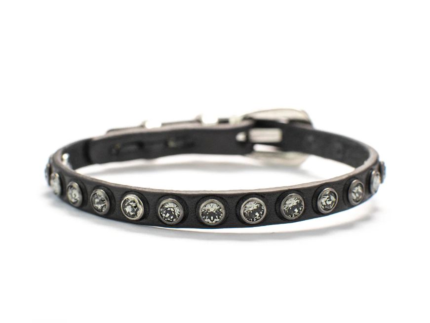 TULSI BRACCIALE IN PELLE CAFFE' AMERICANO BLACK DIMONDS TULSI BRACCIALE IN PELLE CAFFE' AMERICANO BLACK DIMONDS