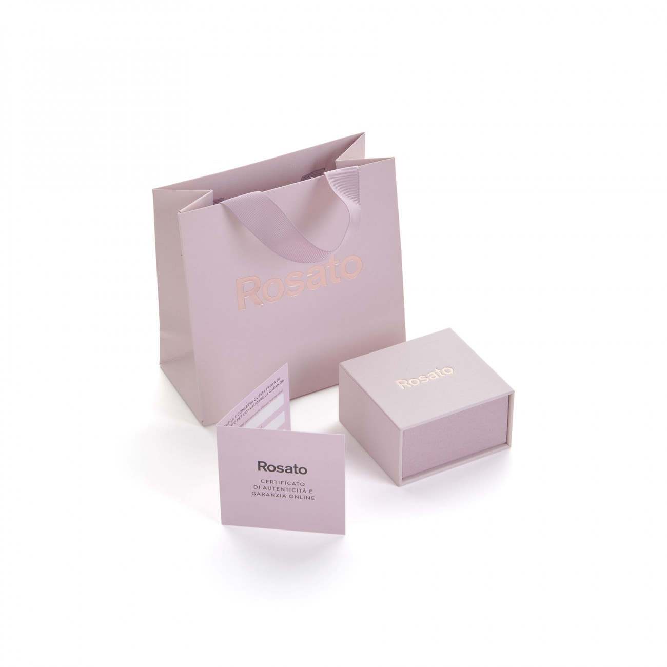 ROSATO ORECCHINI AL LOBO CON ZIRCONI