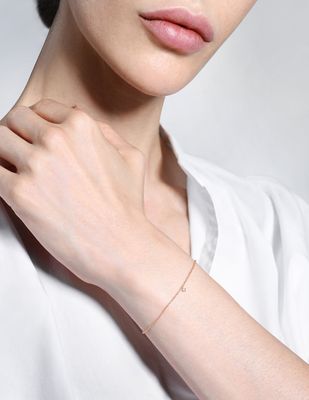 BURATO BRACCIALE WHITE SOLITAIRE YELLOW M