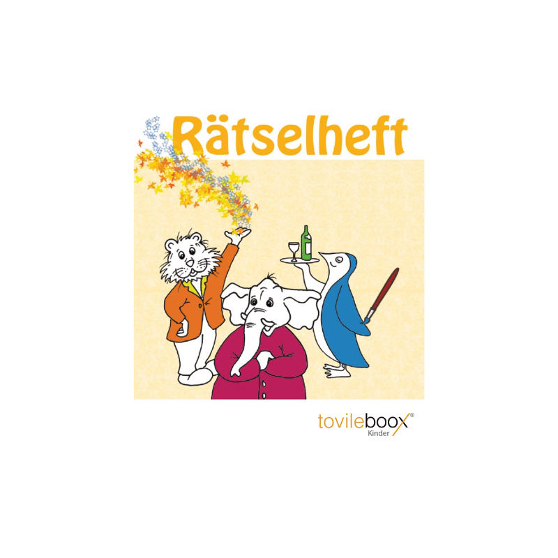 Rätselheftset inklusive Malstifte