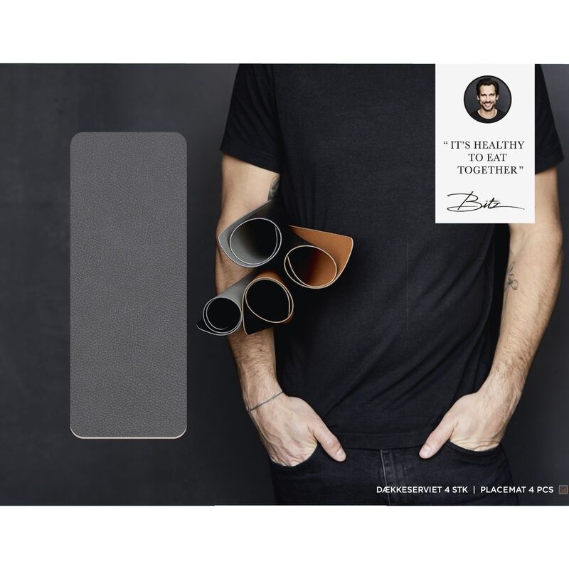 Placemats, rechthoekig, set van 4