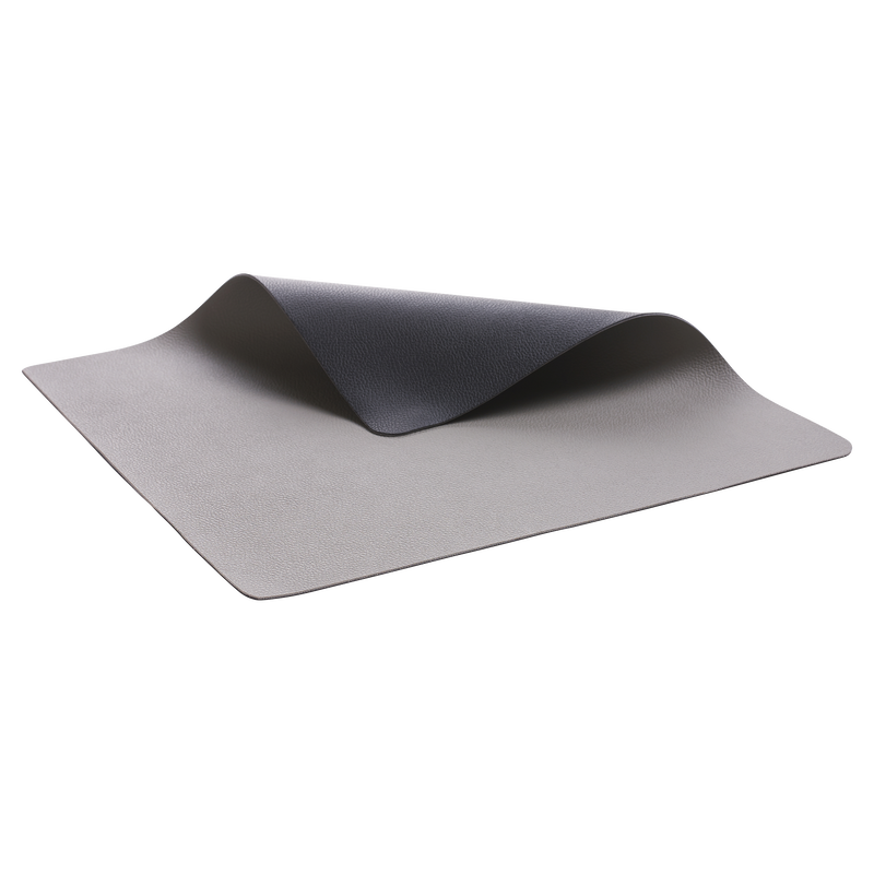Placemats, rechthoekig, set van 4, Colour: zwart/grijs