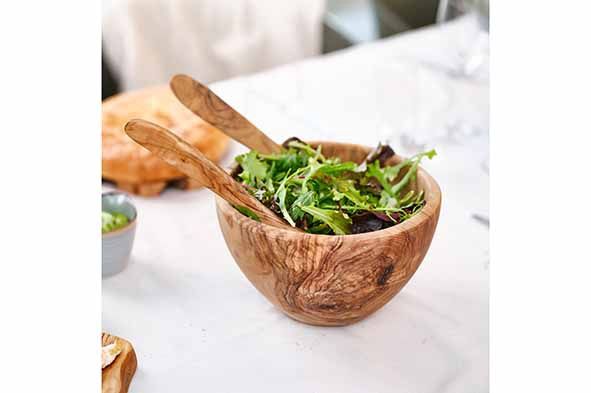 Salade serveerset (2 stuks) hout