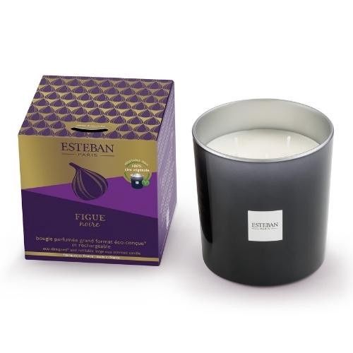 Decoratieve Geurkaars 450 g, Scent (geur): Figue noire