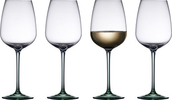 Wijnglas Vienna, 50 cl., set van 4, Colour: groen