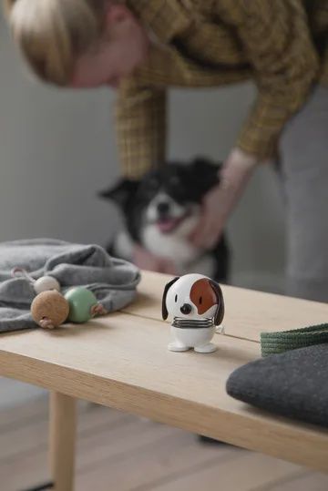 Hoptimist hondje (wit)