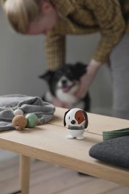 Hoptimist hondje (wit)