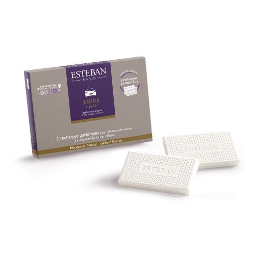 Navulling voor autoparfum en pochette (2 blokjes)