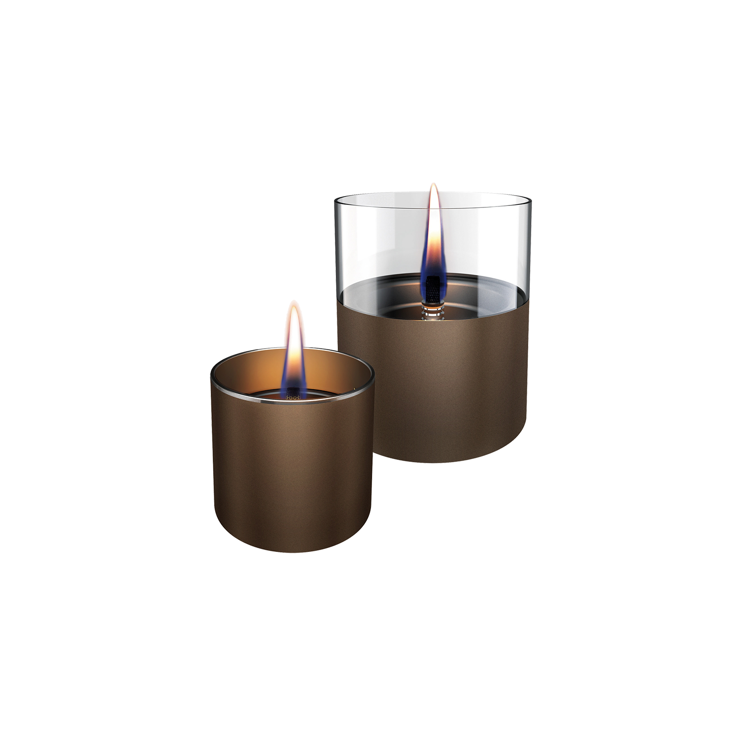 Tenderflame set van 2 kaarsen &quot;Lilly&quot; 8 en 10