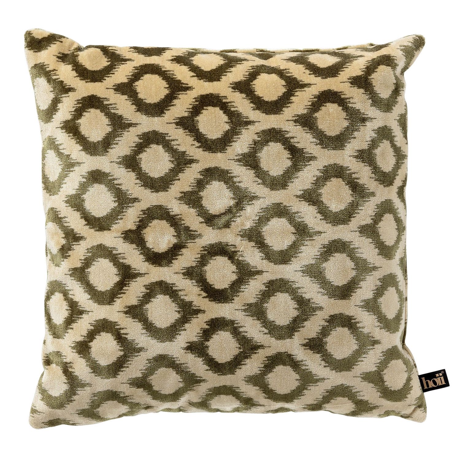 Sierkussen &quot;Leonardo&quot; 45 x 45 cm, Colour: Military olive