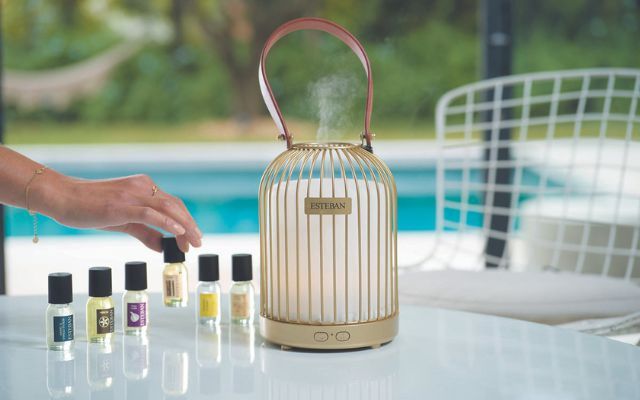 Diffuseur "Brume de Parfum Lampion" Verdamper, Colour: goud