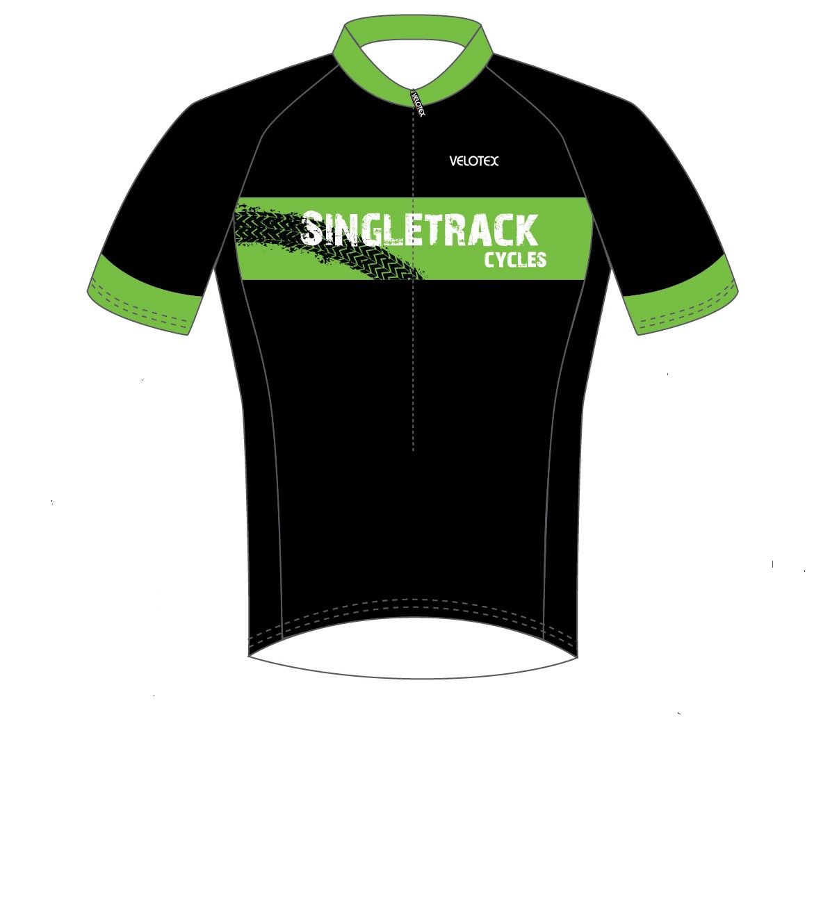 SINGLETRACK JERSEY-ZIP VELOTEX