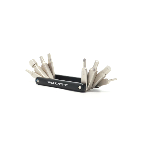 RYDER FOLDING TOOL FLY9 FUNCTION, Colour: Silver
