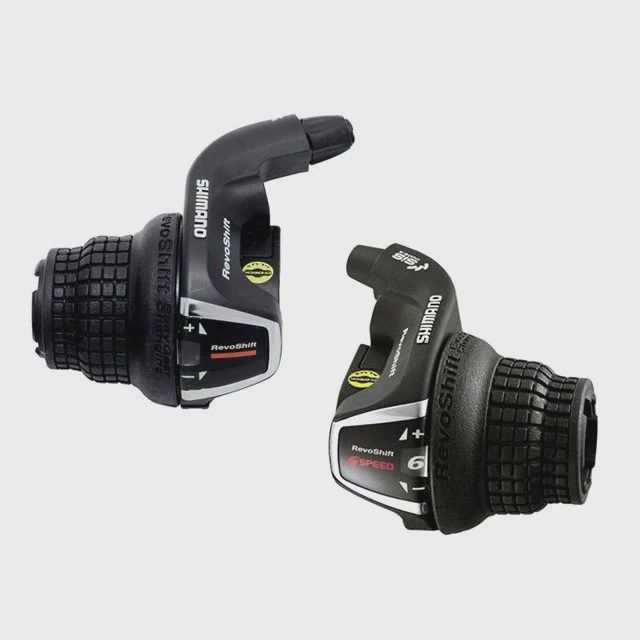SHIMANO SL RS35 6 SPEED R-L SHIFTERS, Colour: Black