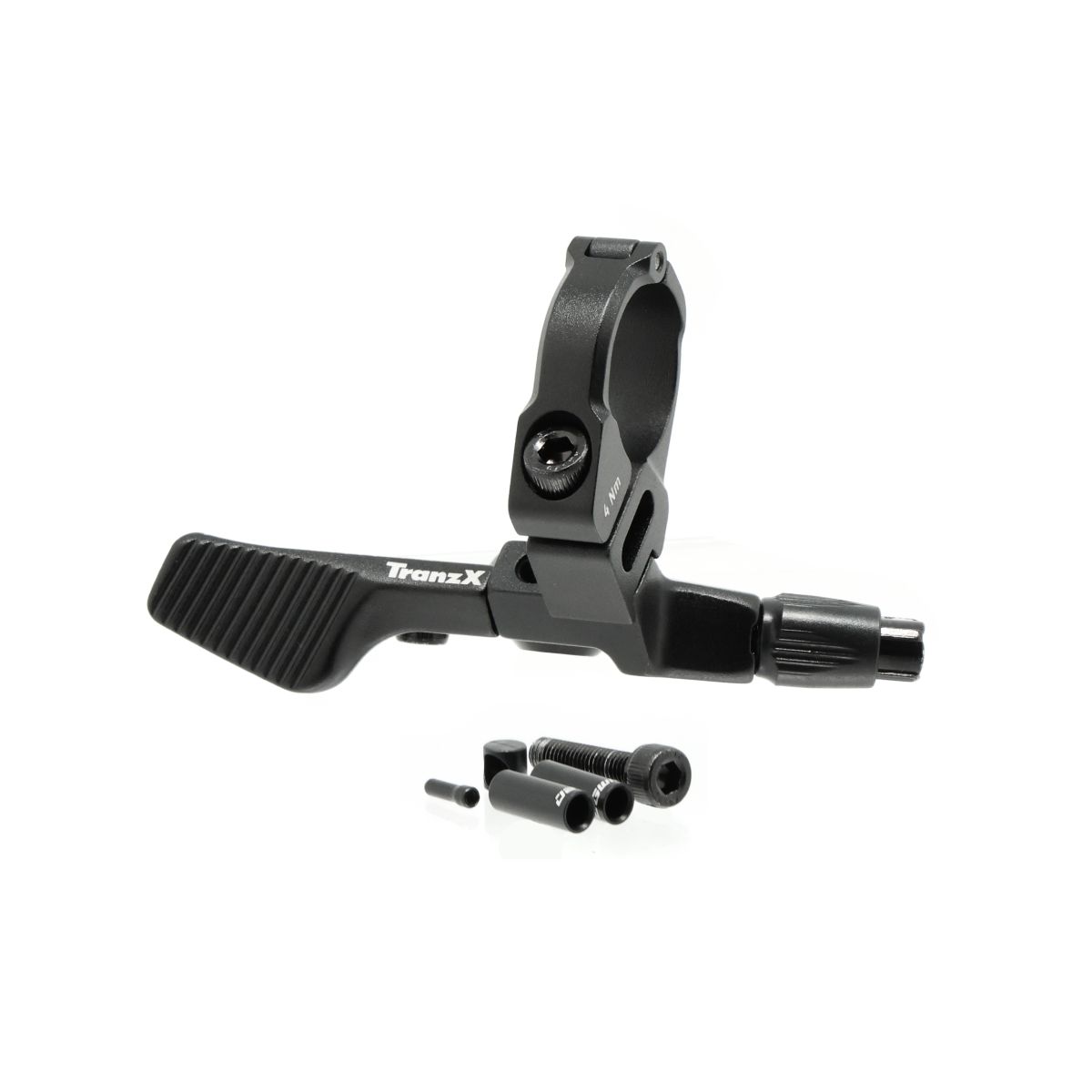 TRANZX O2 D.POST LEVER ASY 1X REM CLAMP, Colour: Black