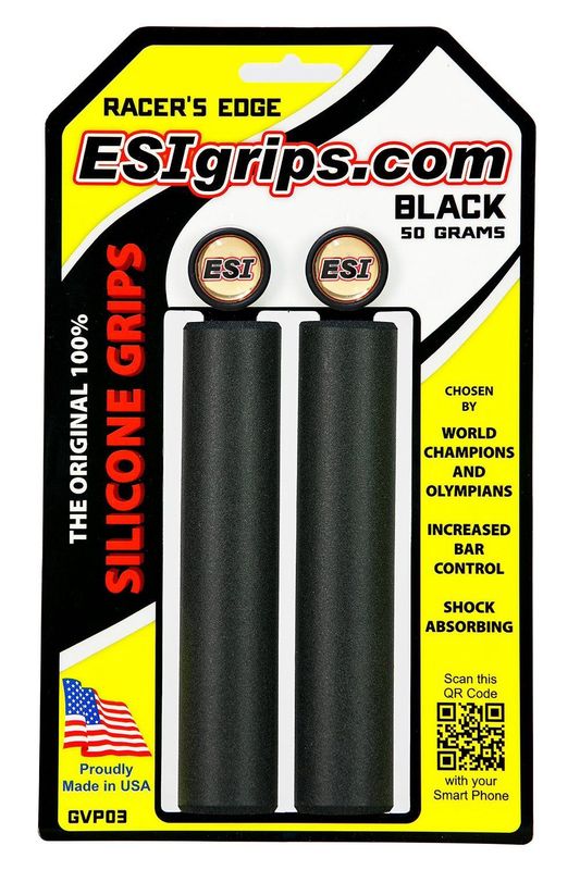 ESI RACER&quot;S EDGE BLACK GRIPS