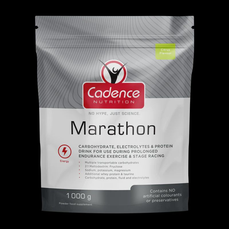 CADENCE NUTRITION MARATHON 1000g, Colour: Natural Citrus