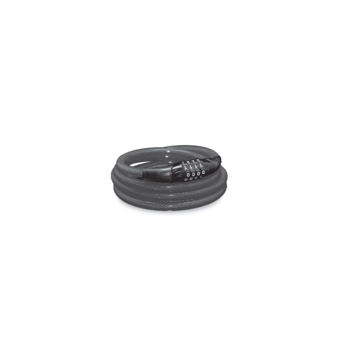 RYDER LOCK COMBINATION MINI, Colour: Black