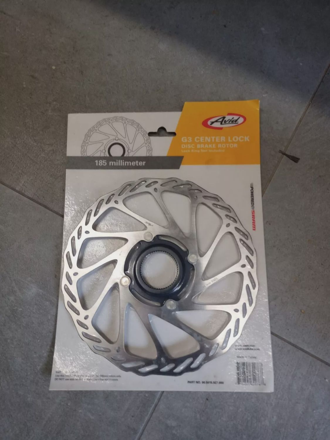 AVID ROTOR G3 C/L 185MM, Colour: Silver