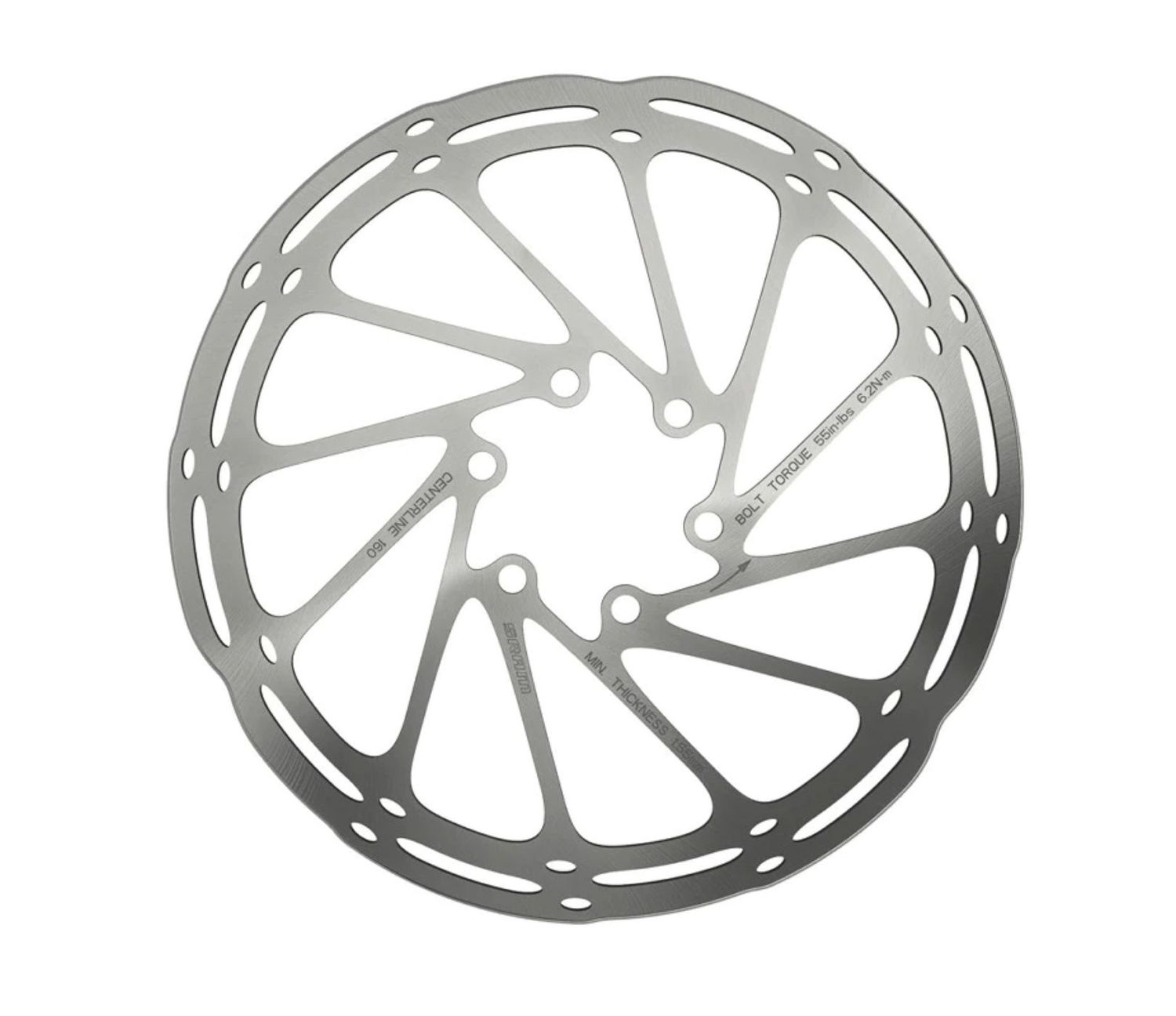 SRAM ROTOR 140MM CENTRELINE, Colour: Silver