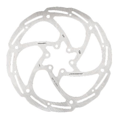 JAGWIRE DCR100 BASICS BR1 180MM 6 BOLT, Colour: Silver