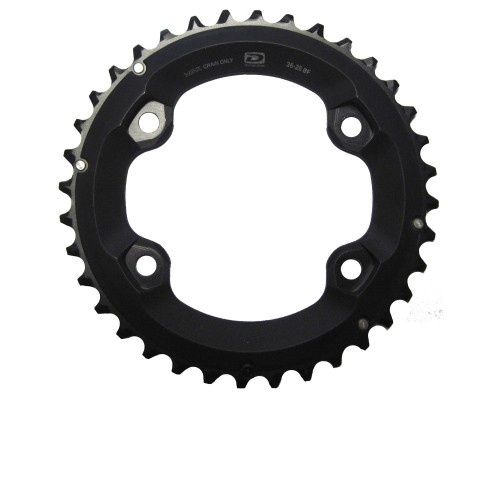 SHIMANO FCMT500 CHAINRING 36T, Colour: Black