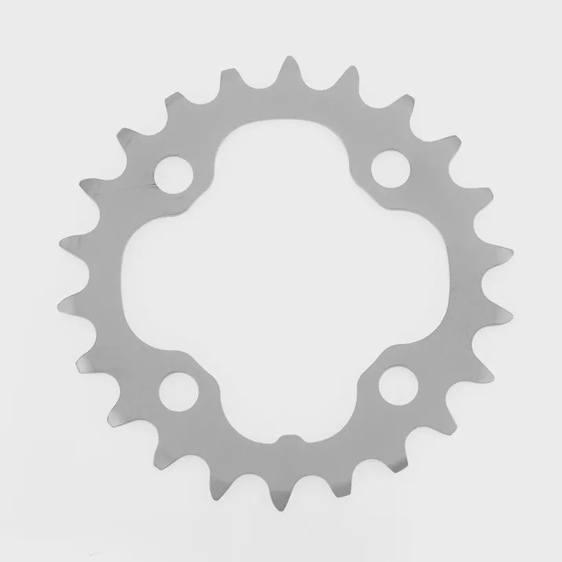 SHIMANO DEORE FCM532 22T C/RING  64MM, Colour: Silver