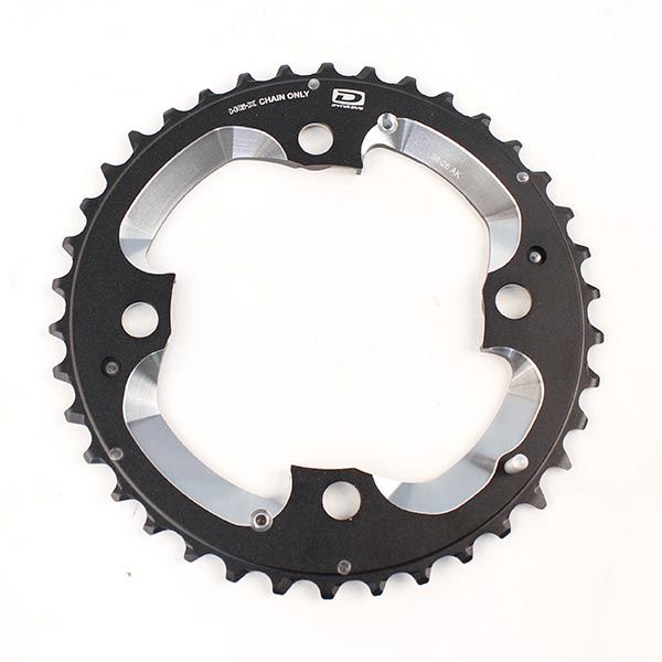 SHIMANO FCM782 CHAINRING  10SPD 96MM 40T, Colour: Black/Silver