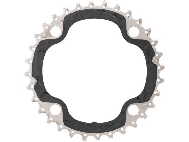 SHIMANO FCM670 CHAINRING 32T, Colour: Black/Silver
