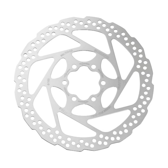 SHIMANO SMRT56 160MM 6 BOLT, Colour: Silver