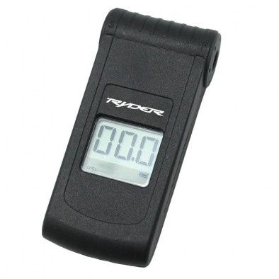 RYDER DIGITAL TYRE PRESSURE GUAGE, Colour: Black