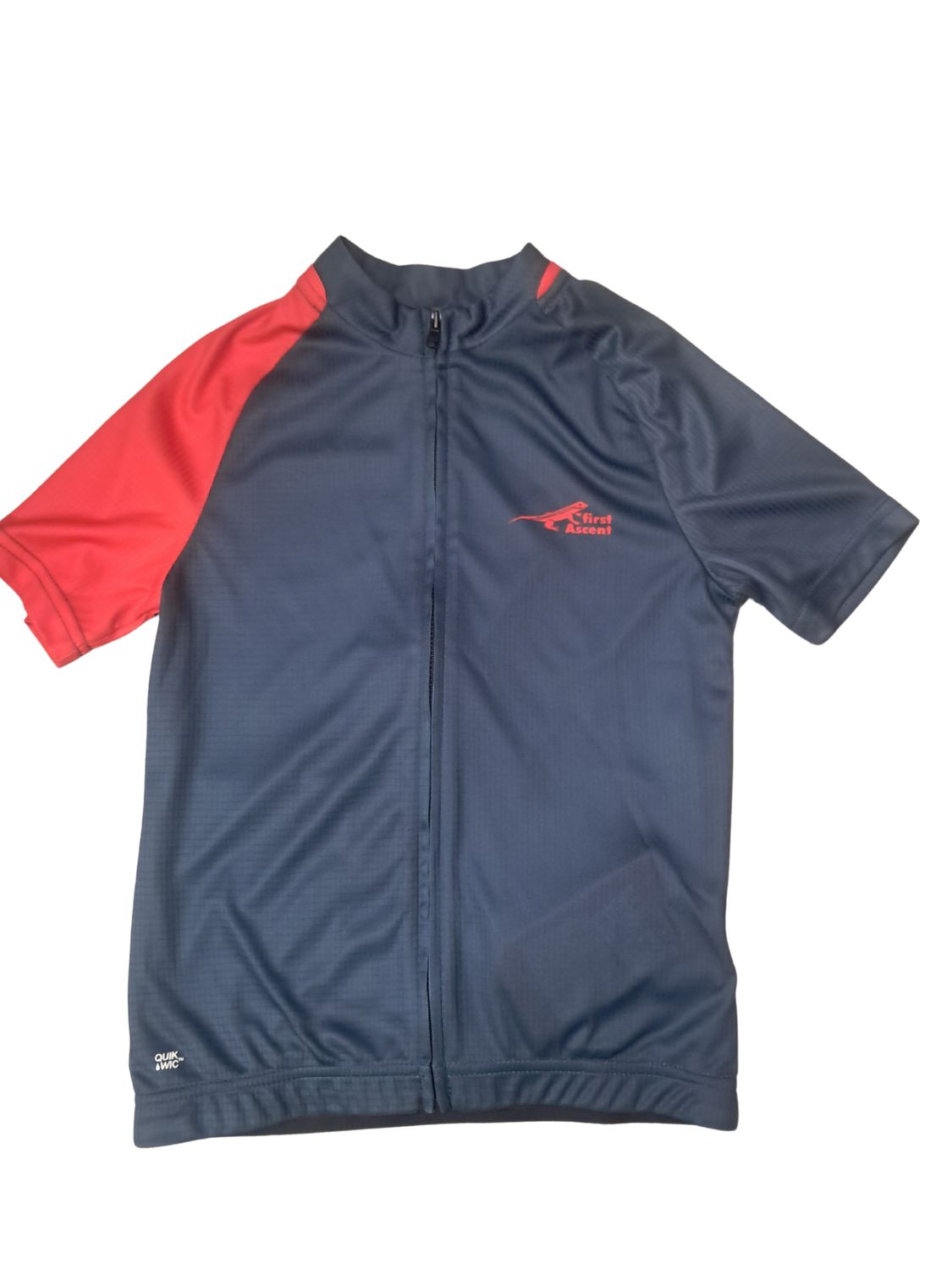 FIRST ASCENT RASCAL  JNR  CYCLING JERSEY, Colour: Navy/Spicy Orange, Size: 7-8