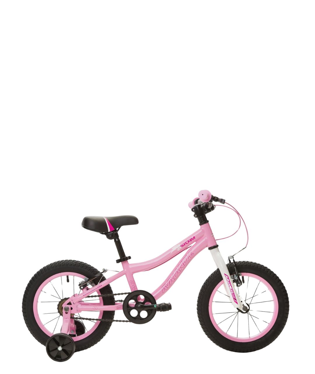 AVALANCHE STORM BIKE GIRLS, Size: 14&quot;, Colour: Pink
