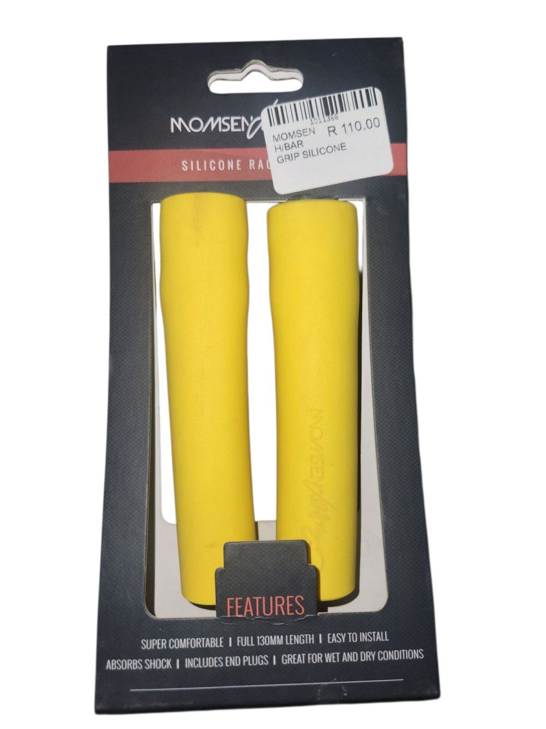 MOMSEN H/BAR GRIP SILICONE, Colour: Yellow