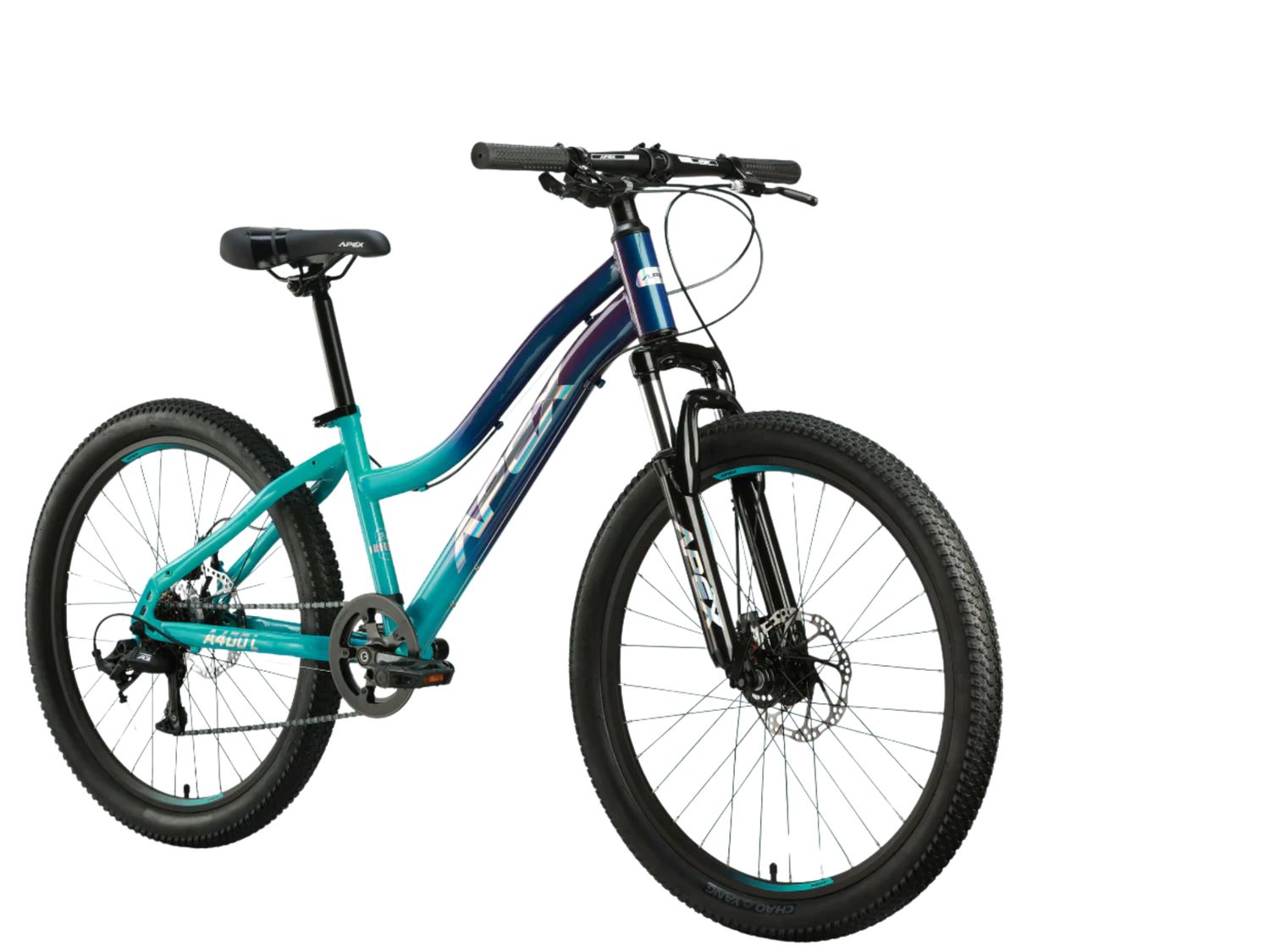 APEX A600 26&quot; ALLOY MTB LADIES, Size: XS, Colour: TEAL/BLUE